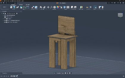 Timber Chair Fusion Model